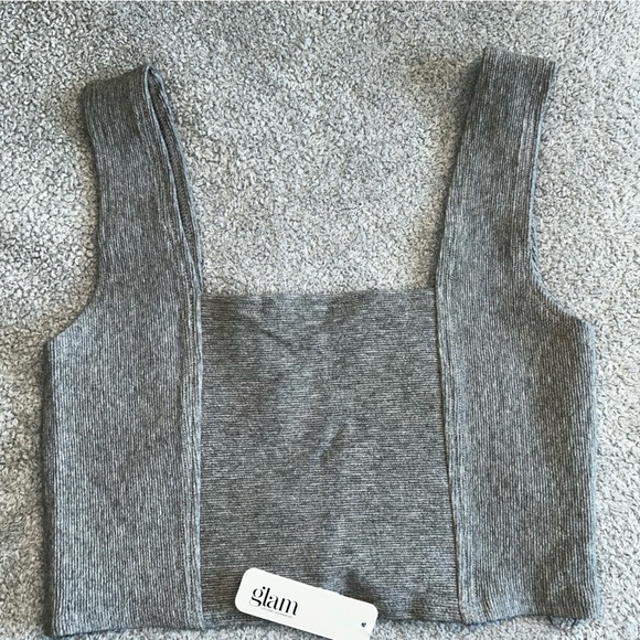 Glam Gray Skirt Set - Picture 3 of 9